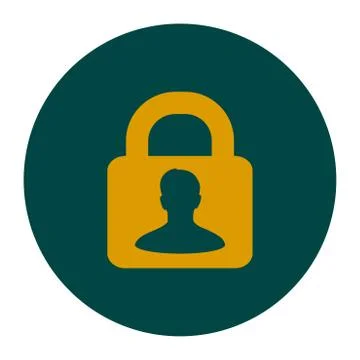 Icon of lock. Stock Illustration