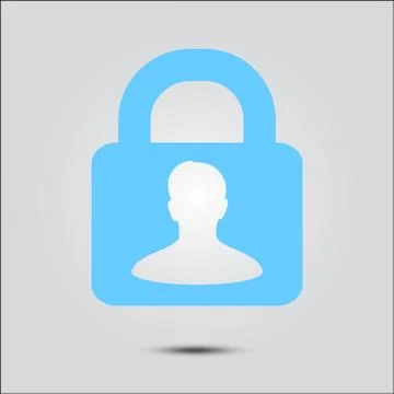 Icon of lock. Stock Illustration