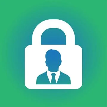 Icon of lock. Stock Illustration