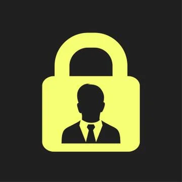 Icon of lock. Stock Illustration