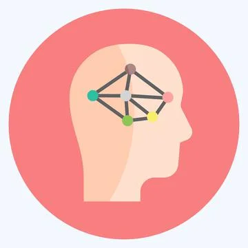 Icon Logic. suitable for Programming symbol. flat style. simple design editab Stock Illustration