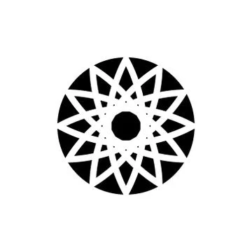 Icon, logo in the form of a circular abstract pattern. Vector graphics 스톡 일러스트