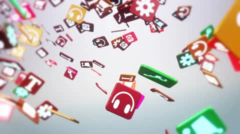 Icon Loops White HD Stock Footage 23458653