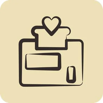 Icon Loyalty Program. suitable for Branding symbol. hand drawn style. simpl.. Stock Illustration