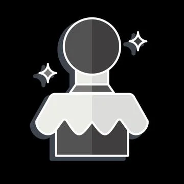 Icon Magic Ball. related to Amusement Park symbol. glossy style. simple des.. Stock Illustration