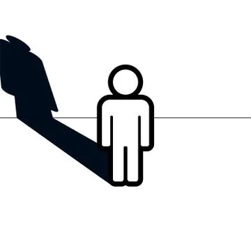 Icon man. Illustrazione stock