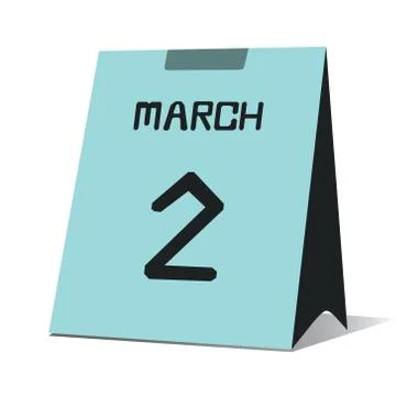 Icon of march 2 Stock Illustration