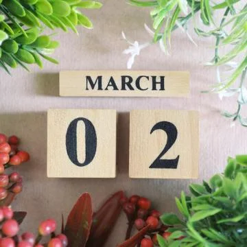 Icon of march 2 Stock Photos