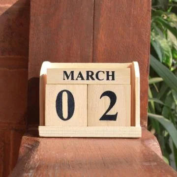 Icon of march 2 Stock Photos