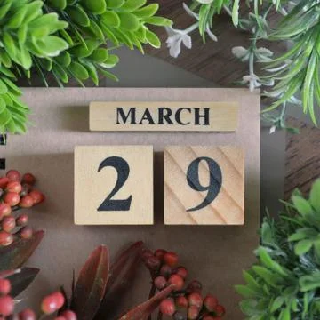 Icon of march 29 Stock-Fotos
