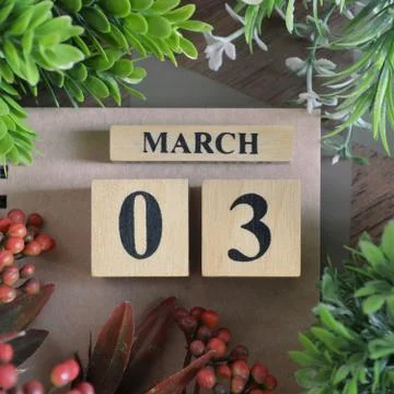 Icon of march 3 Foto stock