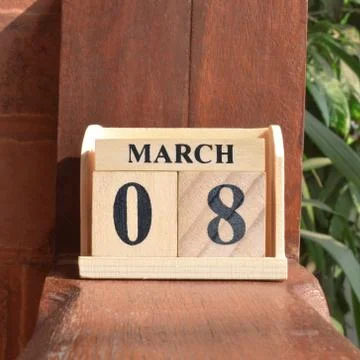 Icon of march 8 Stock Photos