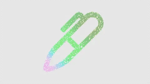 Icon marker is made up of LED square shapes that shimmer and flicker. There are Stock Footage 293939573