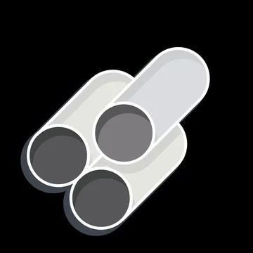 Icon Material. related to Building Material symbol. glossy style. simple de.. Stock Illustration