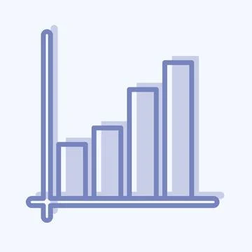 Icon Mathematical Model. related to Machine Learning symbol. two tone style.. 스톡 일러스트