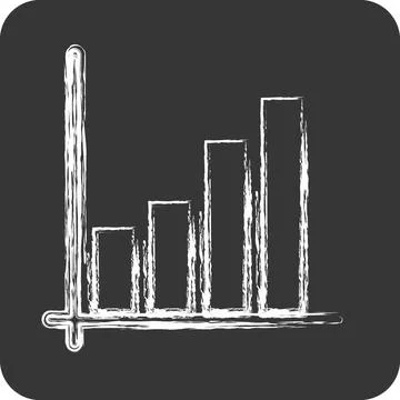 Icon Mathematical Model. related to Machine Learning symbol. chalk Style. s.. Stock Illustration
