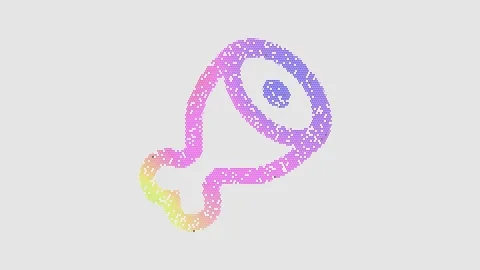 Icon meat is made up of LED square shapes that shimmer and flicker. There are Stock-Footage 298149167