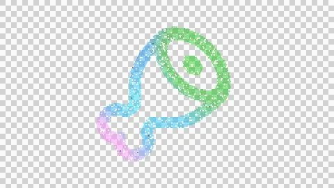 Icon meat is made up of LED square shapes. There are bright diodes and there are Stock Illustration