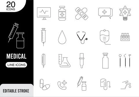 Icon medical Stock Illustration