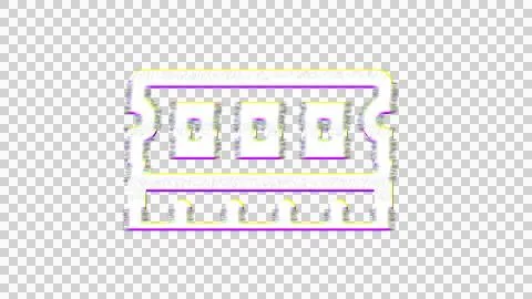 Icon memory is distorted. Glitch. Noise, chromatic aberration, geometric 스톡 일러스트