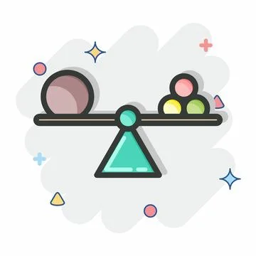 Icon Meta Learning. related to Machine Learning symbol. Comic Style. simple.. 스톡 일러스트
