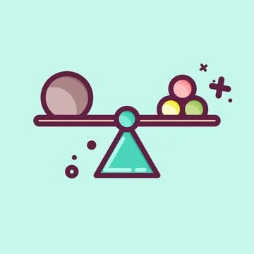 Icon Meta Learning. related to Machine Learning symbol. MBE style. simple d.. イラスト素材