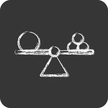 Icon Meta Learning. related to Machine Learning symbol. chalk Style. simple.. Illustrazione stock