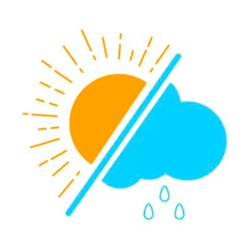 Icon Meteorological day Stock Illustration