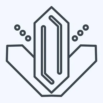 Icon Methamphetamine. related to Addiction Dictionary symbol. line style. s.. Stockillustratie