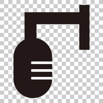 Icon of a microphone used by a singer. Vector. Stock Illustration