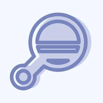Icon Mirror 2 - Two Tone Style - Simple illustration, Editable stroke. Illustration