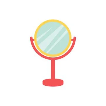 Icon, Mirror. Vector illustration isolated on white background Stock Illustration