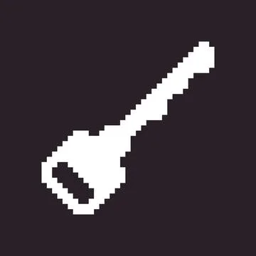 Icon of modern door key Stock Illustration