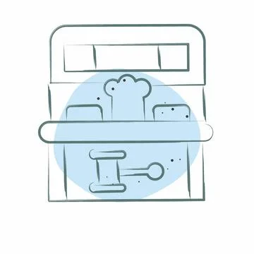Icon Mole Game. related to Amusement Park symbol. Color Spot Style. simple .. Illustrazione stock