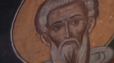 Icon, monastery. Cyprus. Stock-Footage 978329