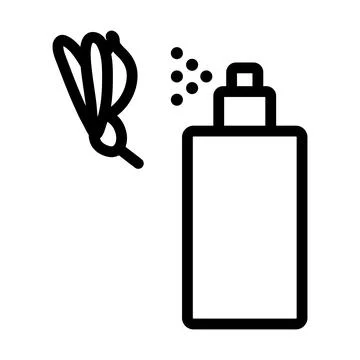 Icon Of Mosquito Spray Stock Illustration