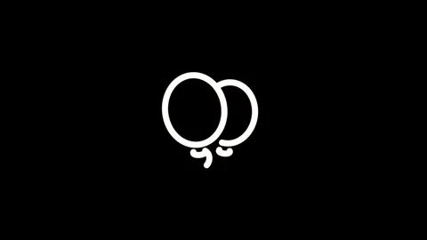 This icon motion black heart shape on a white background is suitable for so.. Stock Footage 285050444