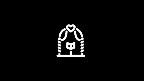 This icon motion black heart shape on a white background is suitable for so.. Stock Footage 285050453