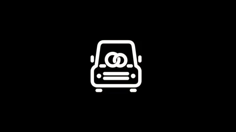 This icon motion black heart shape on a white background is suitable for so.. Stock Footage 285050454