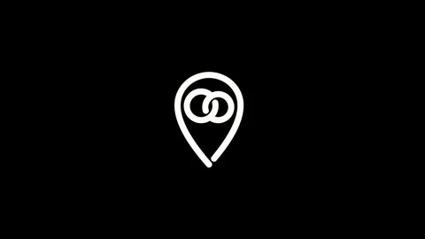 This icon motion black heart shape on a white background is suitable for so.. Stock Footage 285050462