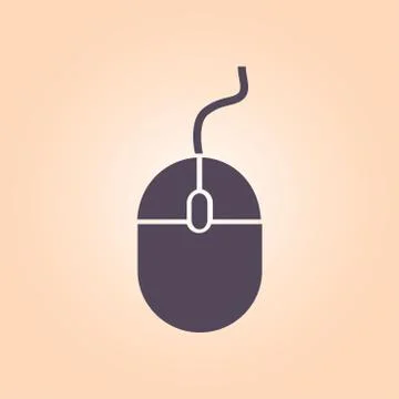 Icon of mouse Illustrazione stock