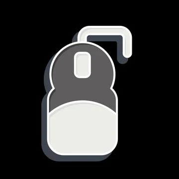 Icon Mouse. related to Computer symbol. glossy style. simple design editabl.. Illustrazione stock