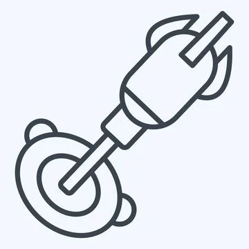 Icon Nanobot. related to Future Technology symbol. line style. simple desig.. Stock Illustration