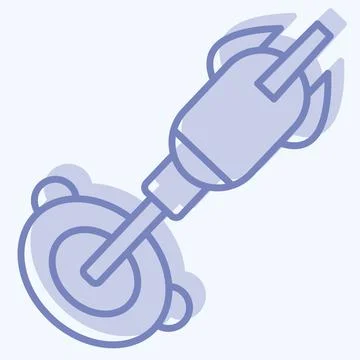 Icon Nanobot. related to Future Technology symbol. two tone style. simple d.. 스톡 일러스트