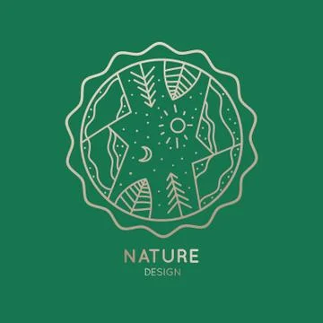 Icon of nature Stock Illustration