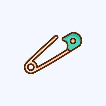 Icon Needlework. suitable for education symbol. flat style. simple design edi 스톡 일러스트