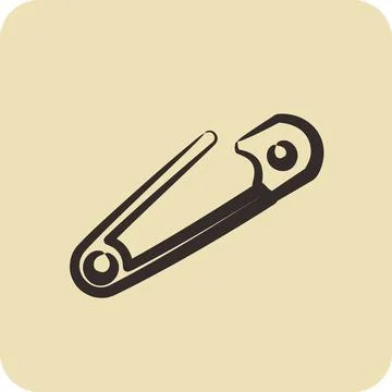 Icon Needlework. suitable for education symbol. hand drawn style. simple de.. Stock Illustration
