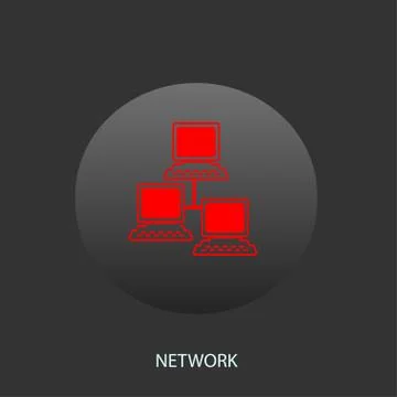 Icon of network Stock Illustration