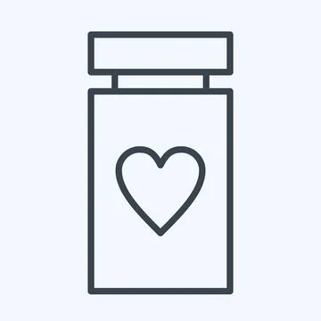 Icon No Side Effects. related to CBD Oil symbol. simple design editable. si.. Stock Illustration