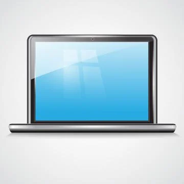Icon notebook, laptop Stock Illustration